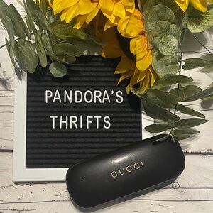 Gucci Black Eyewear Case preowned